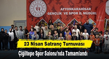 23 Nisan Satranç Turnuvası Çiğiltepe Spor Salonu’nda Tamamlandı