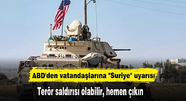 ABD'den vatandaşlarına
