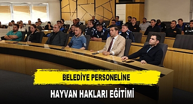 Afyon’da Belediye Personeline Hayvan Hakları Eğitimi