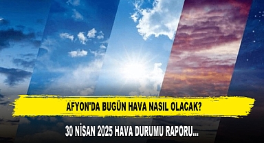 AFYON'DA BUGÜN HAVA NASIL OLACAK?