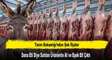 Şuhut'ta Dana Eti Diye Satılan Ürünlerde At ve Eşek Eti Çıktı