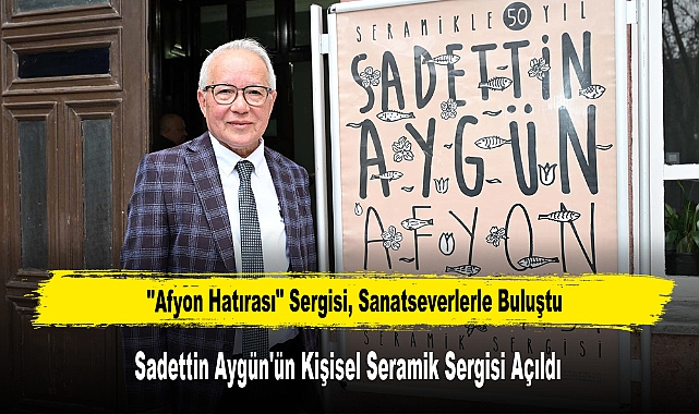 Afyon Hatırası Seramik Sergisi, Sanatseverlerle Buluştu