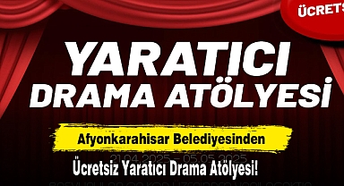 Afyonkarahisar Belediyesinden Ücretsiz Yaratıcı Drama Atölyesi!