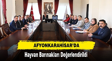 Afyonkarahisar'da Hayvan Barınakları Değerlendirildi