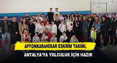 Afyonkarahisar Eskrim Takımı, Antalya’ya Yolculuk İçin Hazır