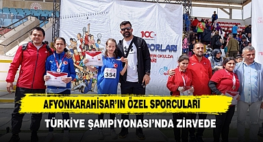 Afyonkarahisar’ın Özel Sporcuları Türkiye Şampiyonası’nda Zirvede
