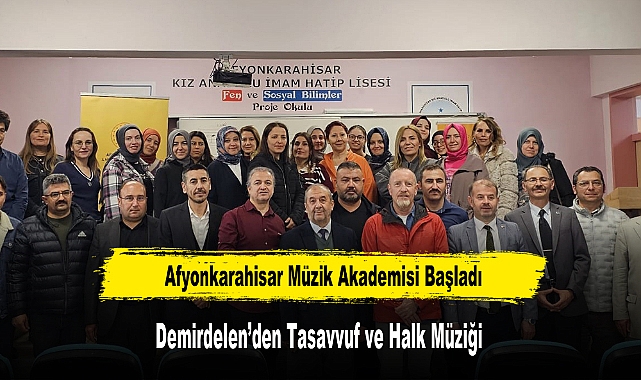Afyonkarahisar Müzik Akademisi Başladı