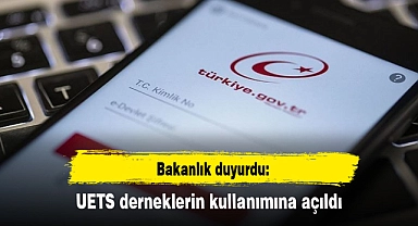 Bakanlık duyurdu: UETS derneklerin kullanımına açıldı