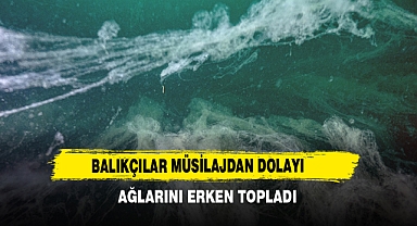 Balıkçılar Müsilajdan Dolayı Ağlarını Erken Topladı