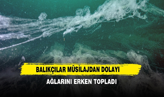 Balıkçılar Müsilajdan Dolayı Ağlarını Erken Topladı