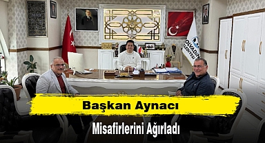Başkan Aynacı Ziyaretçilerini Ağırlamaya Devam Ediyor