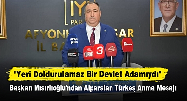 Başkan Mısırlıoğlu'ndan Alparslan Türkeş Anma Mesajı