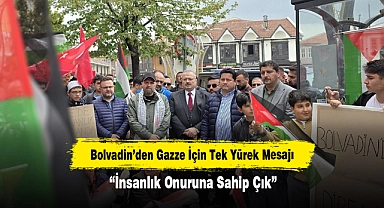 Bolvadin’den Gazze İçin Tek Yürek Mesajı  “İnsanlık Onuruna Sahip Çık”