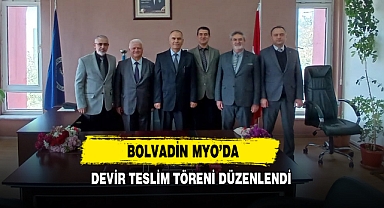 Bolvadin MYO’da Devir Teslim Töreni Düzenlendi