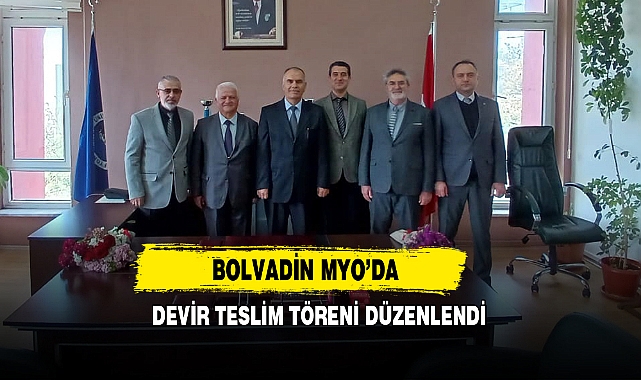 Bolvadin MYO’da Devir Teslim Töreni Düzenlendi