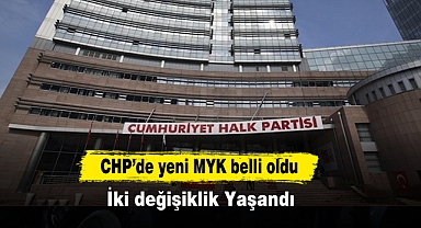 CHP’de yeni MYK belli oldu: İki değişiklik Yaşandı