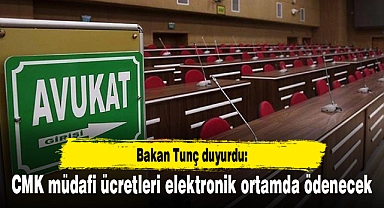 CMK müdafi ücretleri elektronik ortamda ödenecek