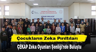 Çocuklar ÇEKAP Zeka Oyunları Şenliği'nde Buluştu