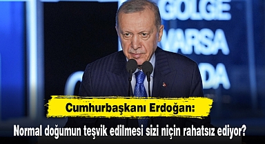 Cumhurbaşkanı Erdoğan: Normal doğumun teşvik edilmesi sizi niçin rahatsız ediyor?