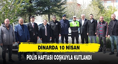 DİNARDA POLİS HAFTASI KUTLANDI