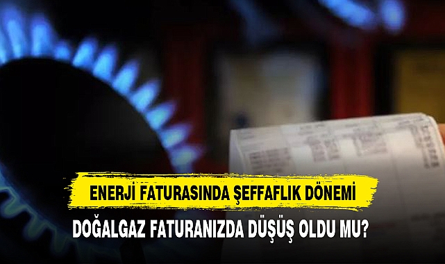 DOĞALGAZ FATURANIZDA DÜŞÜŞ OLDU MU?