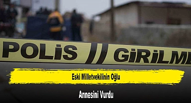 Eski Milletvekilinin Oğlu Annesini Vurdu