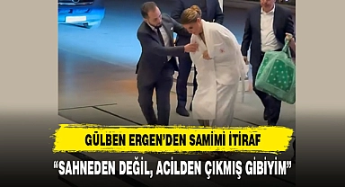 GÜLBEN ERGEN’DEN SAMİMİ İTİRAF “SAHNEDEN DEĞİL, ACİLDEN ÇIKMIŞ GİBİYİM”