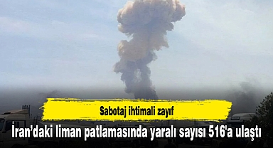 İran’daki liman patlamasında yaralı sayısı 516'a ulaştı