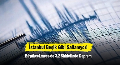 İstanbul Büyükçekmece'de 3.2 Şiddetinde Deprem