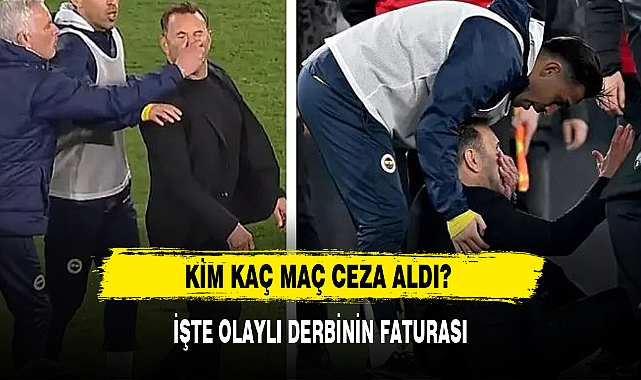İŞTE OLAYLI DERBİNİN FATURASI
