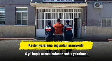 Kasten yaralama suçundan aranıyordu: 6 yıl hapis cezası bulunan şahıs yakalandı