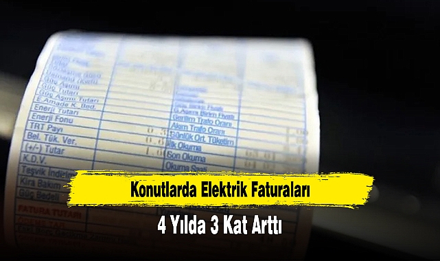 Konutlarda Elektrik Faturaları 4 Yılda 3 Kat Arttı