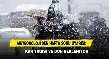 Meteoroloji'den Hafta Sonu Uyarısı: Kar Yağışı Ve Don Bekleniyor