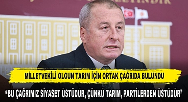 Milletvekili Olgun Tarım İçin Ortak Çağrıda Bulundu