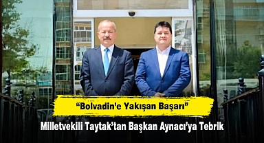 Milletvekili Taytak’tan Başkan Aynacı’ya Tebrik: “Bolvadin’e Yakışan Başarı”