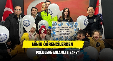 Minik Öğrencilerden Polislere Anlamlı Ziyaret