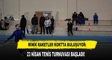Minik Raketler Kortta Buluşuyor: 23 Nisan Tenis Turnuvası Başladı!