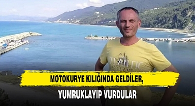 Motokurye Kılığında Geldiler, Yumruklayıp Vurdular