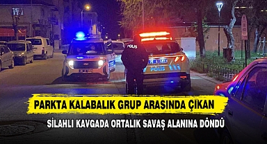 Parkta Kalabalık Grup Arasında Çıkan Silahlı Kavgada Ortalık Savaş Alanına Döndü