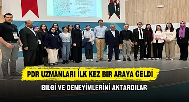 PDR Uzmanları İlk Kez Bir Araya Geldi