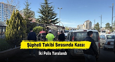 Sivas'ta Şüpheli Takibi Sırasında Kaza: İki Polis Yaralandı