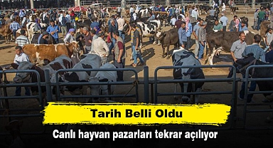 Tarih Belli Oldu: Canlı hayvan pazarları tekrar açılıyor