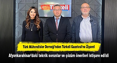 Türk Mühendisler Derneği’nden Türkeli Gazetesi’ne Ziyaret: Afyonkarahisar’daki teknik sorunlar ve çözüm önerileri istişare edildi