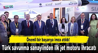 Türk savunma sanayiinden ilk jet motoru ihracatı