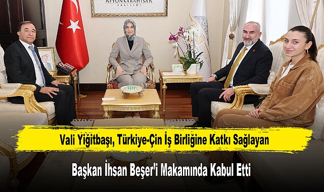 Vali Yiğitbaşı, İhsan Beşer'i Makamında Kabul Etti