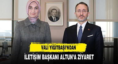 Vali Yiğitbaşı’ndan İletişim Başkanı Altun’a Ziyaret
