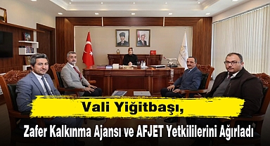 Vali Yiğitbaşı, Zafer Kalkınma Ajansı ve AFJET Yetkililerini Ağırladı