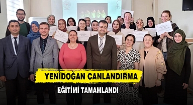 Yenidoğan Canlandırma Eğitimi Tamamlandı