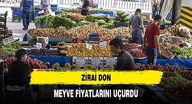 ZİRAİ DON, MEYVE FİYATLARINI UÇURDU