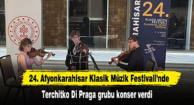 24. Afyonkarahisar Klasik Müzik Festivali'nde Terchitko Di Praga grubu konser verdi